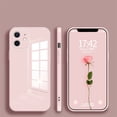 thumbnail image 1 of Glass Back Phone Covers with Solid Color Full Rugged Bumper Anti-Slip Design for  7P/8P/7/8/XS Max/XR/X/XS, 1 of 6