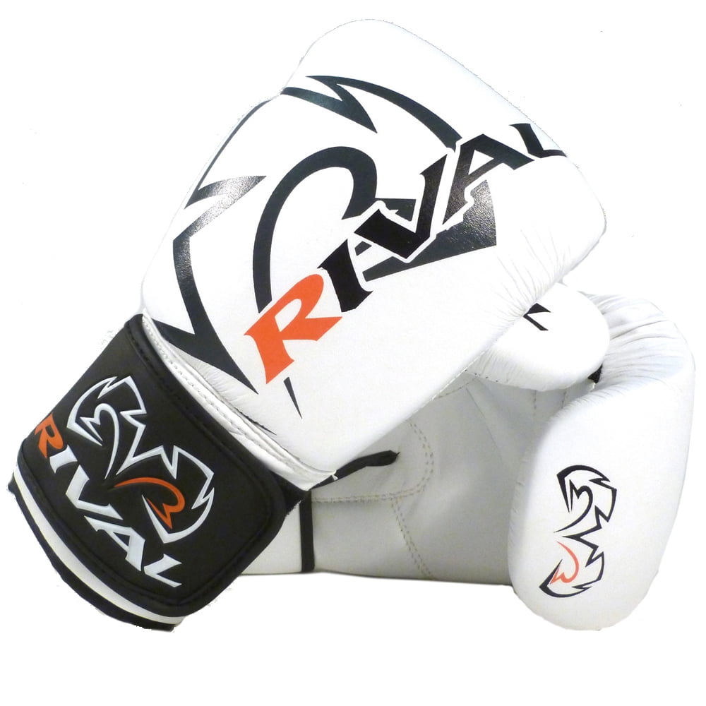 Rival Boxing Gloves-RB4 Econ Bag Gloves-White-12 oz. 