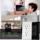 thumbnail image 5 of GFCI Outlet 15 Amp, Self-Test GFI Electrical Outlet, Black, 5 of 5