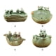 thumbnail image 5 of Wosthever Cajas de jardineras - Cajas de jardineras versátiles y resistentes a la corrosión Cuenco de cerámica para comederos de pájaros Jardín y Patio Tipo B, 5 of 6