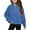 Blue, variant on Teen Sweatshirts for Boys Long Sleeve Half Zip Sweatshirt Girls Oversized V-Neck Sweatshirts Fall Clothes Girls Clothes 13-14 Years