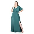 thumbnail image 1 of Vestido largo con abertura Roman Fashion / Tallas Extras, 2010 (Verde botella) verde oscuro 38, 1 of 6