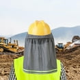 thumbnail image 6 of yotijay Hard Hat Sun Shade Sunproof Neck Shade for Women Men Summer Building Workers Gray 35cmx50cm, 6 of 9