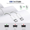 thumbnail image 5 of Usb C Cable 2Pack 10FT Nylon Braided 60W Fast Charging Cord for iPhone 17/16/15 /15 Pro Max/Samsung S23 Note 20 Macbook Air, 5 of 8