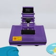 thumbnail image 5 of Heat Press Machine for T Shirt 4 Tubes Heating Transfer Press for Printing Clothes Purple, 5 of 12