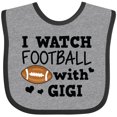 thumbnail image 3 of Inktastic I Watch Football with My Gigi Boys Baby Bib, 3 of 4