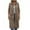 Womens Clothing Brown, variant on Womens Long Length Fall Coats, Zip Up Jacket for Women Winter Fashion Warmth Solid Color Lapel Long Sleeve Pullover with Pockets