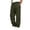 Army Green, variant on Boys Cargo Sweatpants Elastic Waist Drawstring Casual Multiple Pockets Baggy Kids Wide Leg Pants