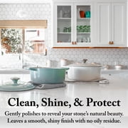 Goddards Granite & Marble Polish - Clean and Shine Countertops, Tile, and Stone with Carnauba Wax - Water Stain Protection, 8oz