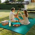 thumbnail image 4 of Green Rose Outdoor Rug 3x5 Ft - Reversible Patio Rug Outdoor Camping Rugs, Elegance Fantasy Flowers Romantic Washable Indoor Outdoor Area Rugs, Non-Slip Outdoor Carpet Runner for Deck/Porch, 4 of 8