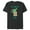 Dark Heather, variant on Yoda Best Tía Yoda Chibi Portrait Día de la Madre - Short Sleeve Blended T-Shirt for Adults - Customized-Black