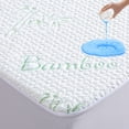 thumbnail image 1 of Protector de colchón GOONIK King Size, impermeable, viscosa de bambú, 1 of 7
