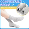 thumbnail image 5 of 20 Pairs Kids Crew Socks, Toddler Boys Girls Athletic Child Socks for School, Age 1-13 Years, 5 of 7