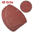 thumbnail image 3 of Unique Bargains Mouse Detail Sander Sandpaper Pads Flocking Sanding Paper Assorted 40 Grits 5pcs, 3 of 5