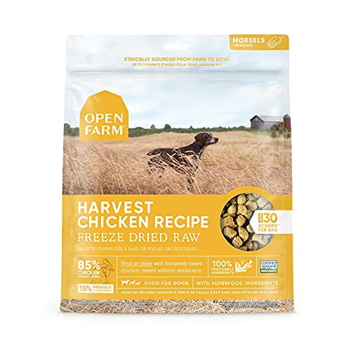 Open Farm Freeze Dried Raw Dog Food, Humanely Raised Meat Recipe with