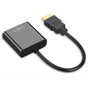 Citystores Portable High Clarity 1080P -compatible to VGA Converter Adapter Cable for TV Laptop Projector