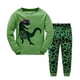 thumbnail image 2 of Dino Boys-Conjunto de ropa de dormir para niños, 100% algodón, camisetas de Motor, pantalones, 2 piezas, 2, 3, 4, 5, 6, 7 años, 2 of 4