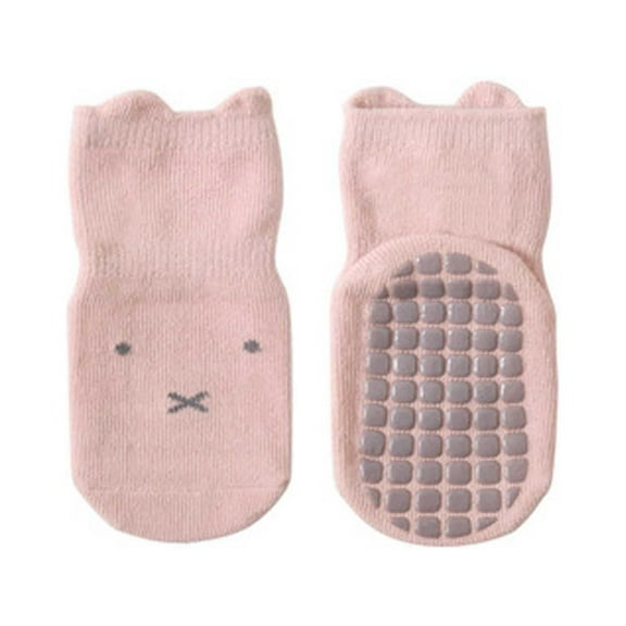 fatyb Non Slip Toddler Baby Socks Boys Girls Cute Crew Socks Infant Newborn Casual Breathable Grip Socks