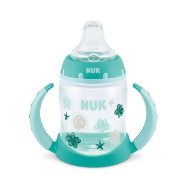 NUK Learner Cup, 5 oz Soft Spout Sippy Cup 6  Months, 1 Pack, Teal, Unisex