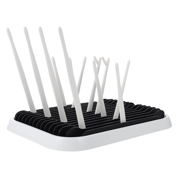 EeaseMX 1 soporte para secar biberones de bebé, soporte para biberones, estante de almacenamiento para biberones.