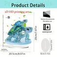 thumbnail image 2 of Binwennn Sculpture Stand Sculpture Head 2D Acrylic Hanging Lightweight Design Easy To Hang Colors Versatile Use, 2 of 3