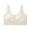 White Bra for Women, variant on Thin Fabric Bralettes Seamless Soft Cup Bra Wireless Plus Size Bralette Cleavage Bra Secure Fit Bra for Women Lift and Support Push-Up Bra Breathable Everyday Bras Khaki L
