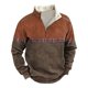 thumbnail image 1 of Long Sleeve Tops Men's Zip Contrast Winter Sweatshirt Outdoor Casual SweaterS, 1 of 3
