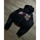 thumbnail image 1 of Sudadera estilo Harajuku retro versátil de gran tamaño para mujer, estilo europeo y americano, con estampado de letras Y2k, con cremallera informal, 1 of 3