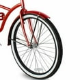 thumbnail image 2 of Tracer Taha 26" Women's Beach Cruiser Bike Single Speed with Fenders, Red, 2 of 2