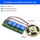 thumbnail image 2 of Módulo de Reconocimiento de Voz Inteligente AI Módulo de Interruptor de Control de Voz Sin Conexión de 4 Canales Compatible con Voz Personalizada para Bricolaje, 2 of 5