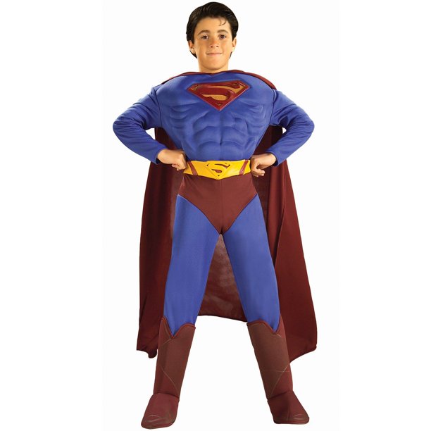 Disfraz Premium Infantil Rubies Superheroe Superman Dc De Niño Color Rojo Talla:4-6