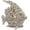 White, variant on White Angelfish Sculpture Tabletop Home Office Decor Ornament