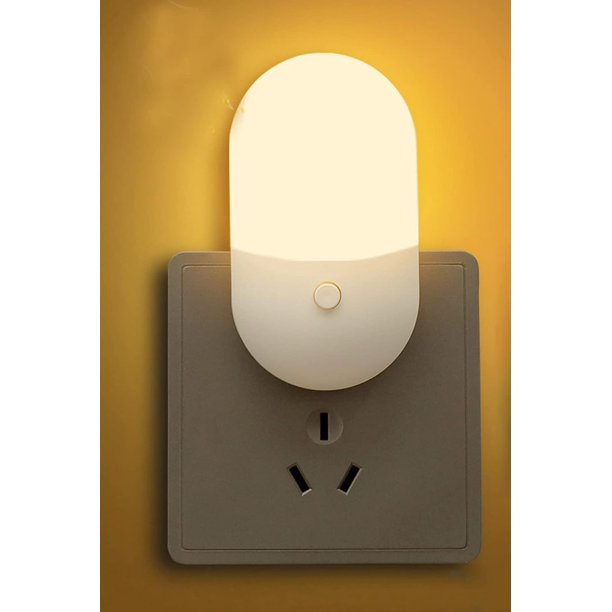 Dimmable Night Light LED Switch On And Off Night Light USB Plug Night