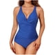 thumbnail image 1 of Trajes de Baño para las Mujeres Retro Ruched Push Up Acolchado una Pieza, Chinlon Traje de Baño Vintage para Diario, Piscina Y Mar de Verano, 1 of 5