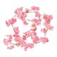 thumbnail image 2 of Enredaderas de flores artificiales de 1,8 metros con hojas falsas, corona de flores de primavera Rosa oscuro, 2 of 9