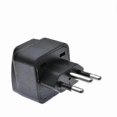 thumbnail image 1 of Global 3-Pin Plug Adapter for EU AU US to Brazil Power Socket Charger Travel-Compatible Electric Cord, 1 of 4