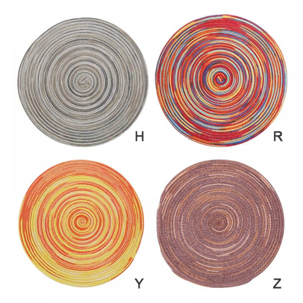 4 Rainbow Placemats Washable High Temperature Resistant Non-Slip Kitchen Table Holiday and Daily Use - Walmart.com