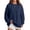 Navy#150823HH, variant on Hearthz Crewneck Sweatshirts for Women Solid Color Drop Shoulder Long Sleeve Womens Pullover Sweatshirt Fall Winter Athletic Workout Sweatshirt Womens Navy XXL