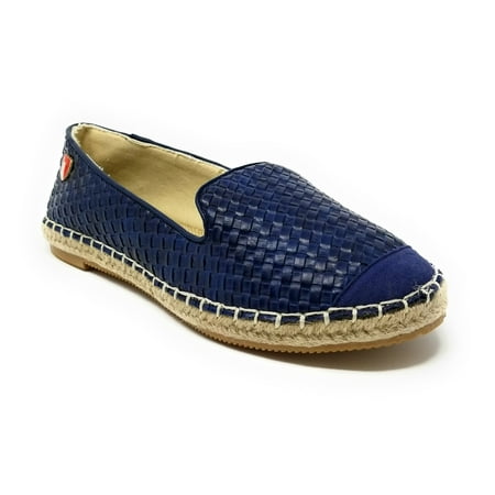 Forever Young Women Wicker Espadrille, Slip-on Loafers Flats