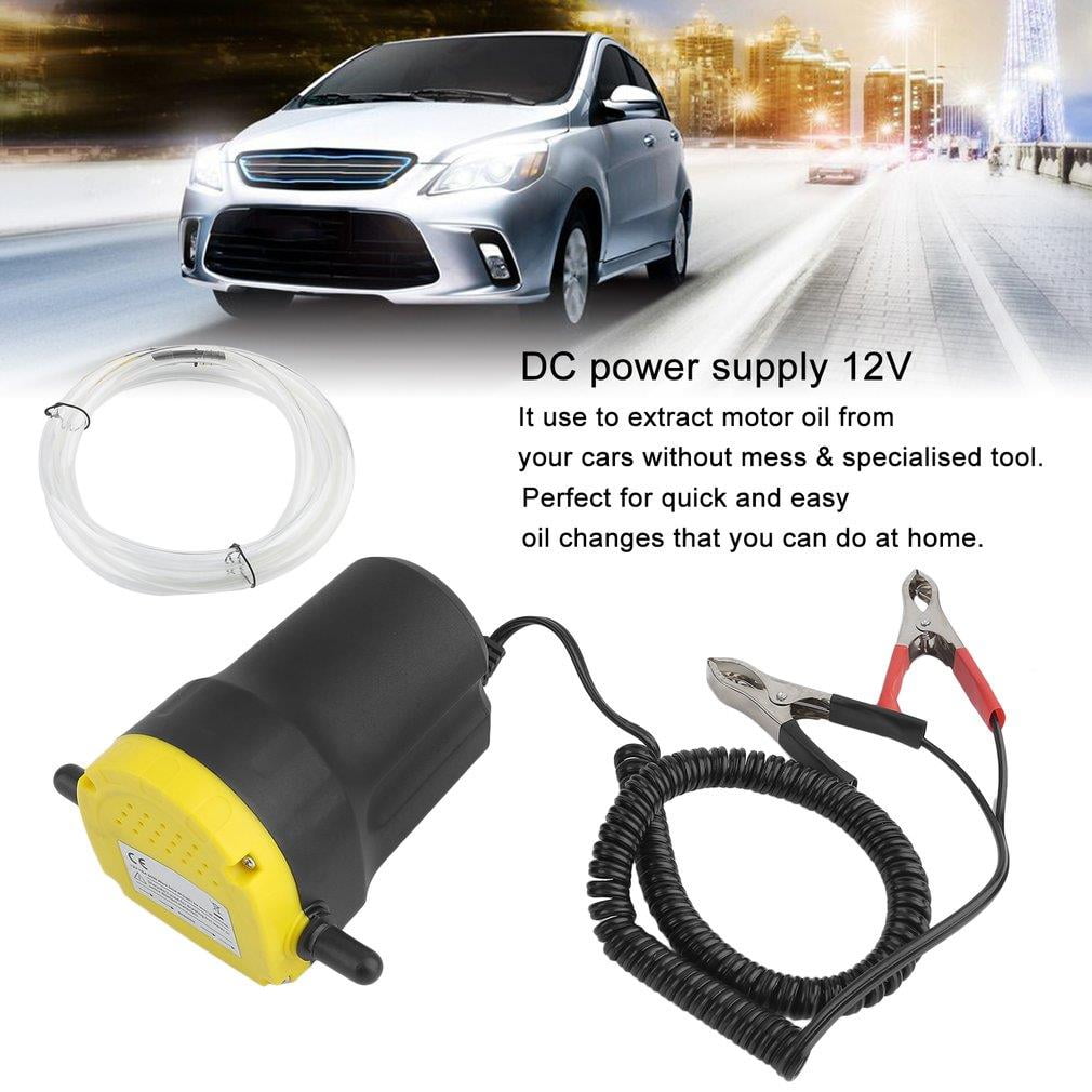 New 12V 5A Oil Diesel Fluid Extractor Electric Transfer Scavenge Suction Pump US 