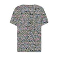 thumbnail image 5 of Women's Shorts Sleeve Tees Floral Split Neck T-Shirt Loose Print Casual Top Spring Summer Fashion Outfits S, 5 of 7