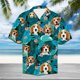 thumbnail image 3 of Camisa hawaiana de verano con estampado de perro para hombres y mujeres, camisas florales geniales, camisetas hawaianas de manga corta con cara de perro y gato para niños, 3 of 5