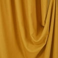 thumbnail image 2 of 3S Brother's Pinch Pleated Linen Texture Thermal Insulated 100% Blackout Noise Reducing Single Panel Custom Made Curtains - Made in Turkey - M-Yellow ( 100" W x 192" L ), 2 of 3