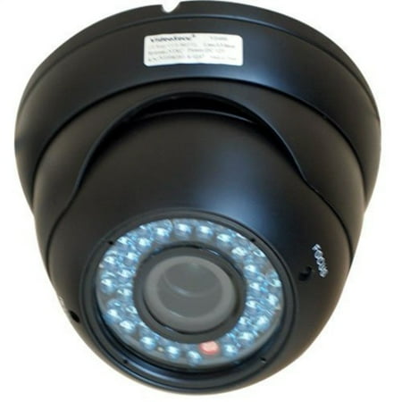 Vandal Proof Infrared 36 Led - VideoSecu Dome Outdoor CCD Vandal Proof Security Camera Day Night Vision 420TVL 36 IR Infrared Leds 4-9mm Zoom Focus Varifocal for Home CCTV DVR Surveillance System 1Z6
