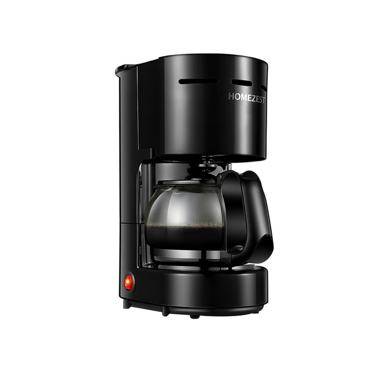 Homezest Household Small Coffee Maker Automatic Mini Drip Coffee Machine,  Style:EU Plug(Black) in 2023