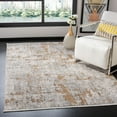 thumbnail image 2 of SAFAVIEH Shivan Cherlyn Abstract Area Rug, Grey/Gold, 5'3" x 7'6", 2 of 7