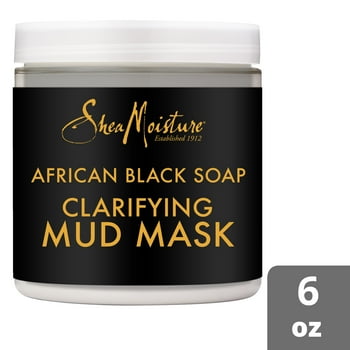 SheaMoisture Clarifying Mud  African Black Soap, 6 oz