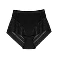 thumbnail image 5 of WRKEKC Seamless Underwear for Women Silk Blend High Elasticity Mid Waist Plus Size Breathable Mesh Butt Lifting Soft Triangle Panties, 5 of 6