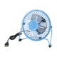 thumbnail image 1 of Mini ventilador de escritorio de oficina con ventilador alimentado por USB de 4 pulgadas de metal, viento potente para PC, portátil, portátil AweSitey JJ12521-02, 1 of 6