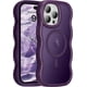 thumbnail image 1 of Funda magnética para iPhone 16 Pro, compatible con MagSafe, diseño de marco ondulado transparente 2025, funda protectora de borde suave, bonita, transparente, mate, a prueba de golpes, 1 of 6